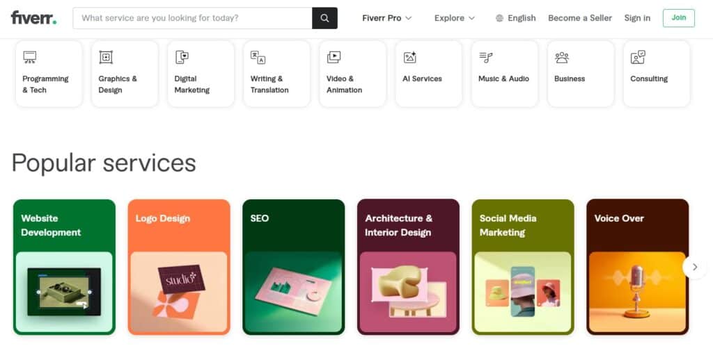 Fiverr-homepage