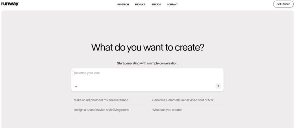 runway ml screenshot - 9 best free & paid ai video generators - learneveryway.com